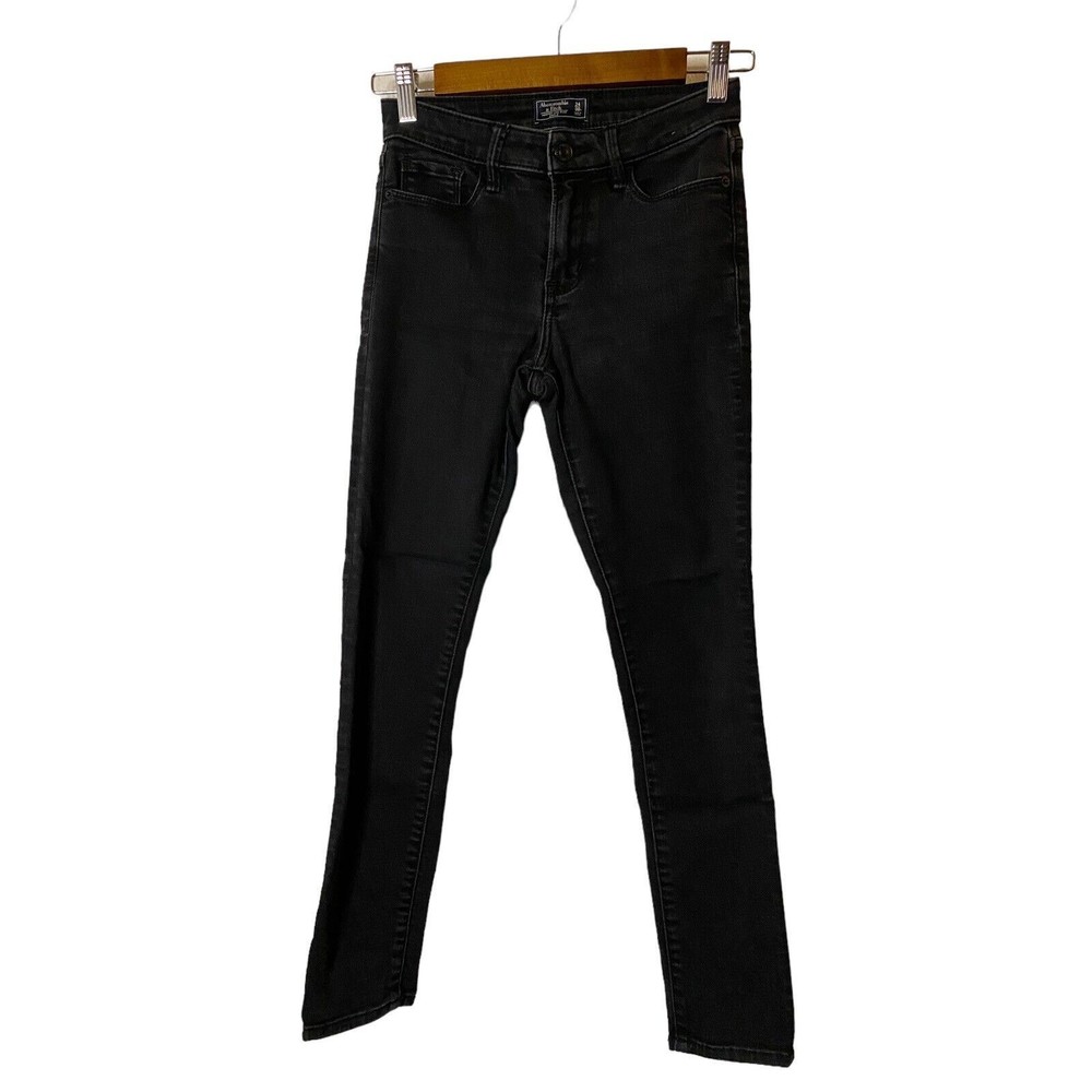 Abercrombie & Fitch Women's Harper Low-Rise ankle skinny jean pants Sz 00 (24)